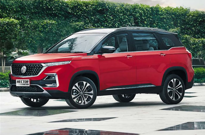 MG Hector front quarter 